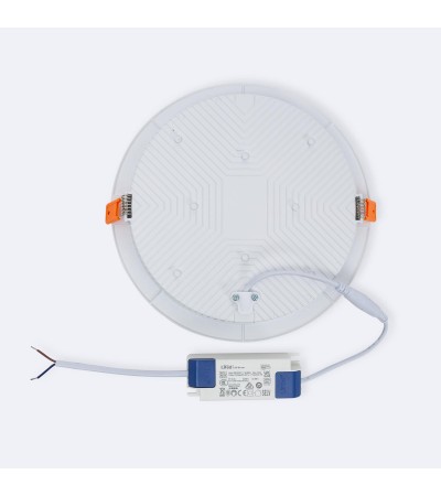 Downlight LED 36W Rond Chip OSRAM Aero 110 lm/W LIFUD Coupe Ø 200 mm - 105608 - vue 4