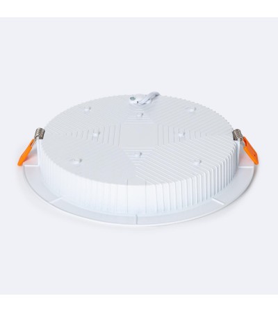 Downlight LED 36W Rond Chip OSRAM Aero 110 lm/W LIFUD Coupe Ø 200 mm - 105608 - vue 5