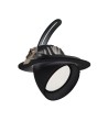 Downlight LED 38W Rond Orientable Chip OSRAM 120lm/W LIFUD Coupe Ø 160 mm Noir - 95871 - vue 3