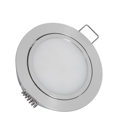 Downlight LED 3W 12V DC Meuble avec Connecteur Rapide Coupe Ø 63 mm Orientable
