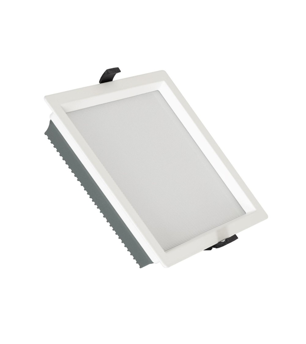 Downlight LED 40W Carré SAMSUNG Aero 130 lm/W Microprismatique LIFUD Coupe 210x210 mm - 72535 - vue 1