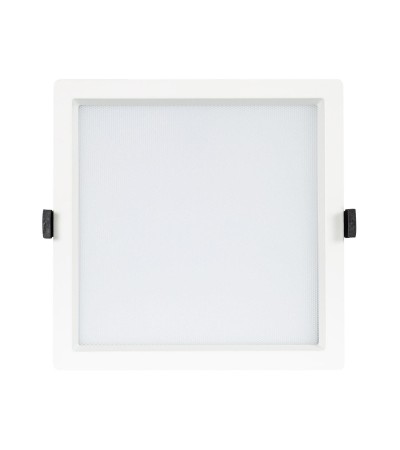 Downlight LED 40W Carré SAMSUNG Aero 130 lm/W Microprismatique LIFUD Coupe 210x210 mm - 72535 - vue 2