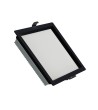 Downlight LED 40W Carré SAMSUNG Aero 130 lm/W Microprismatique LIFUD Coupe 210x210 mm Noir - 77435 - vue 3