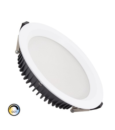 Downlight LED 40W Rond SAMSUNG AERO CCT Sélectionnable 130 lm/W Microprismatique LIFUD Coupe Ø 200 mm