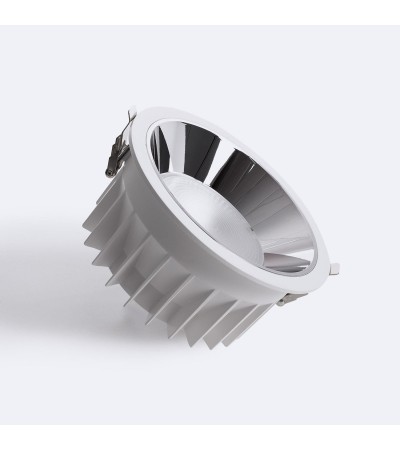 Downlight LED 40W Rond Premium CRI90 LIFUD Coupe Ø 180 mm