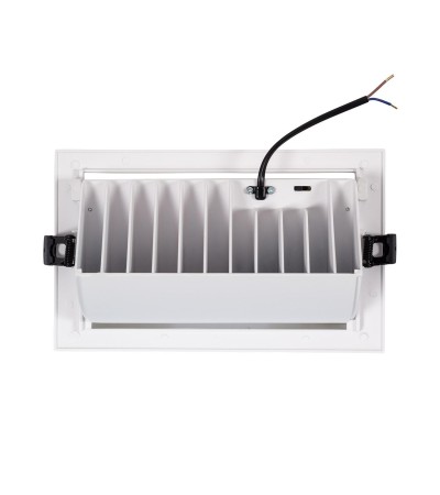 Downlight LED 46W Rectangulaire Orientable Chip OSRAM 120 lm/W LIFUD Coupe 210x125 mm - 95696 - vue 6