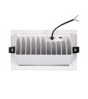 Downlight LED 46W Rectangulaire Orientable Chip OSRAM 120 lm/W LIFUD Coupe 210x125 mm - 95696 - vue 6