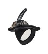 Downlight LED 48W Rond Orientable Chip OSRAM CCT Sélectionnable 120 lm/W LIFUD Coupe Ø 200 mm Noir - 95882 - vue 1