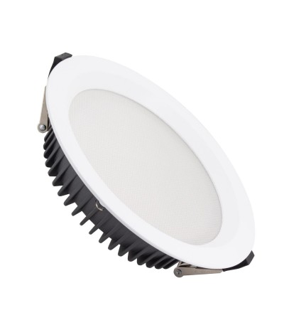 Downlight LED 50W Rond SAMSUNG Aero 130 lm/W Microprismatique LIFUD Coupe Ø 200 mm