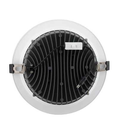 Downlight LED 50W Rond SAMSUNG Aero 130 lm/W Microprismatique LIFUD Coupe Ø 200 mm - 77848 - vue 5