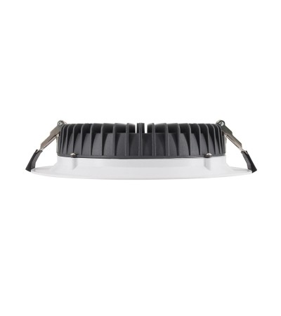 Downlight LED 50W Rond SAMSUNG Aero 130 lm/W Microprismatique LIFUD Coupe Ø 200 mm - 77848 - vue 6