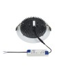 Downlight LED 50W Rond SAMSUNG Aero 130 lm/W Microprismatique LIFUD Coupe Ø 200 mm - 77848 - vue 7