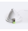 Downlight LED 60W Rond Orientable Chip OSRAM 120 lm/W LIFUD Coupe Ø 200 mm - 99062 - vue 6