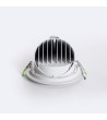 Downlight LED 60W Rond Orientable Chip OSRAM 120 lm/W LIFUD Coupe Ø 200 mm - 99062 - vue 7