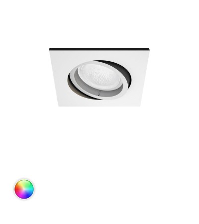Downlight LED Carré White Color RGBW Centura 6W  Hue