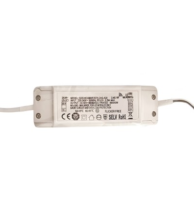 Driver Dimmable CCT Sortie 26-40V DC 600mA 40W