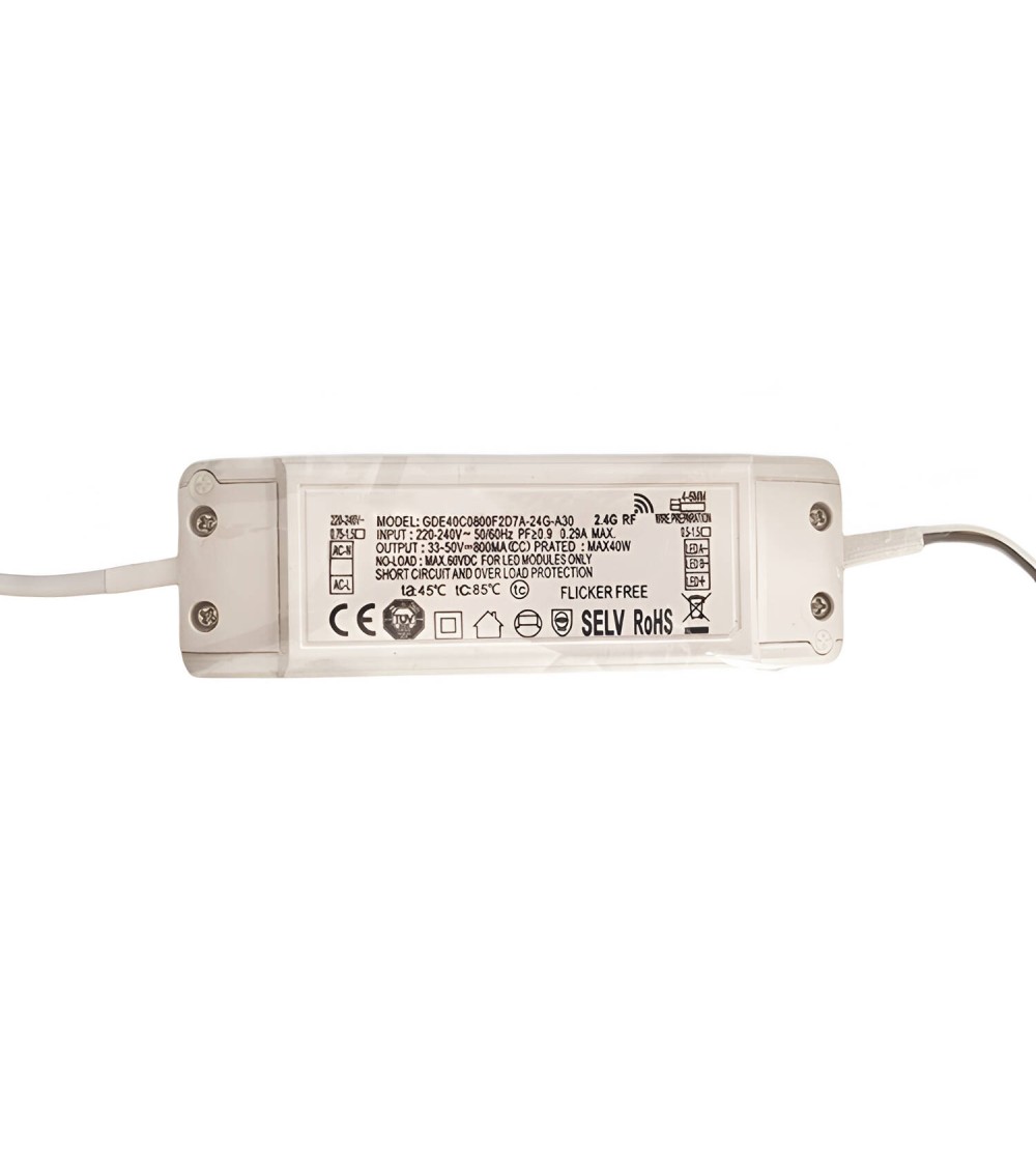 Driver Dimmable CCT Sortie 26-40V DC 600mA 40W - 66229