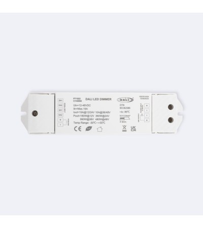 Variateur DALI DT6 1 Canal 12-24V avec Push-Dim SKYDANCE DA1 pour Ruban LED - 71022 - vue 3