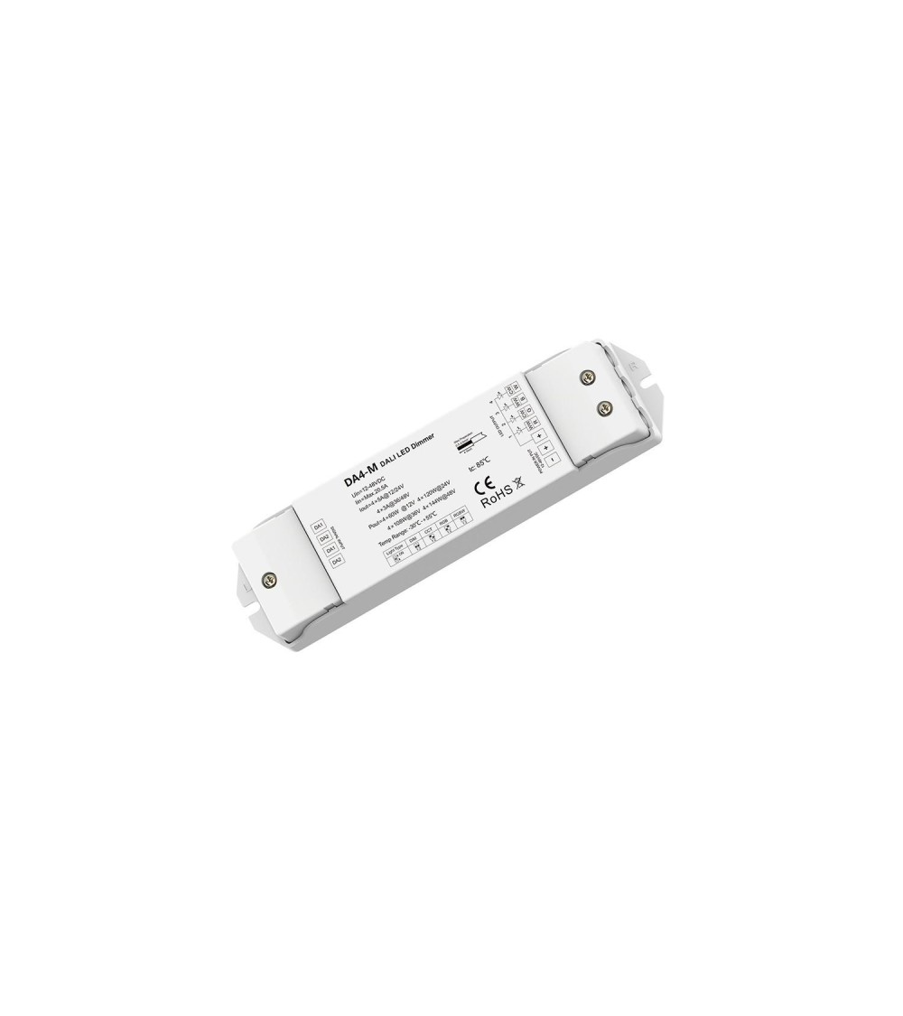 Contrôleur DALI DT6/DT8 4 Canaux 12-24-48V SKYDANCE DA4-M pour Ruban LED - 109612 - vue 1