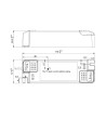 Driver LIFUD 220-240V No Flicker Sortie 33-40V 1000mA 40W LF-GIF040YA II 1000H - 77379 - vue 3