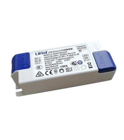 Driver LIFUD 220-240V Sortie 25-40V DC 450mA DC 18W LF-GIF018YS0450H