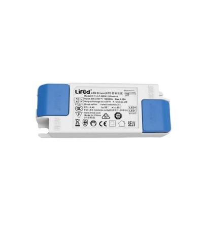 Driver LIFUD 220-240V Sortie 25-42V DC 300mA 12.6W No Flicker LF-GIR013YS0300H - 65970 - vue 1