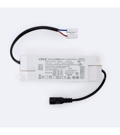 Driver LIFUD Dimmable 0-10V 220-240V No Flicker Sortie 25-42V 650-750mA 26-30W LF-ABA030-0750-42