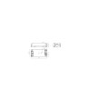 Driver TRIDONIC LC 1050mA fixC SC SNC2 198-264V Sortie 25-43V 26-42W 87500764 - 89220 - vue 3