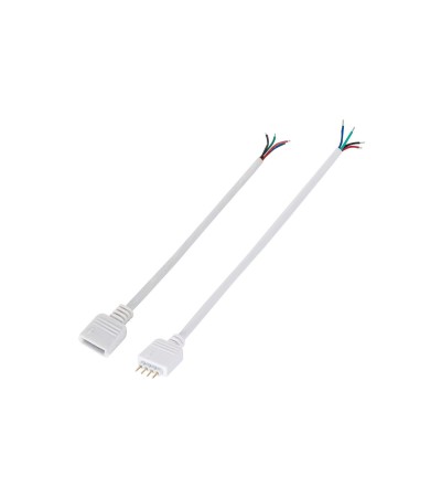 Duo Connecteurs Mâle/Femelle Controleur Ruban LED 12/24V RGB
