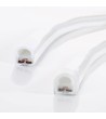 Ruban LED Néon Dimmable 220V Blanc Chaud Semi-Circulaire 180º 7.5W/m Coupe 100cm IP67 Sur mesure - 86461 - vue 6