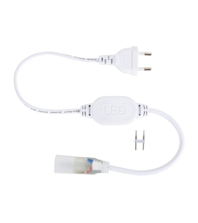 Ruban LED Néon Dimmable 220V Blanc Chaud Semi-Circulaire 180º 7.5W/m Coupe 100cm IP67 Sur mesure - 86461 - vue 7