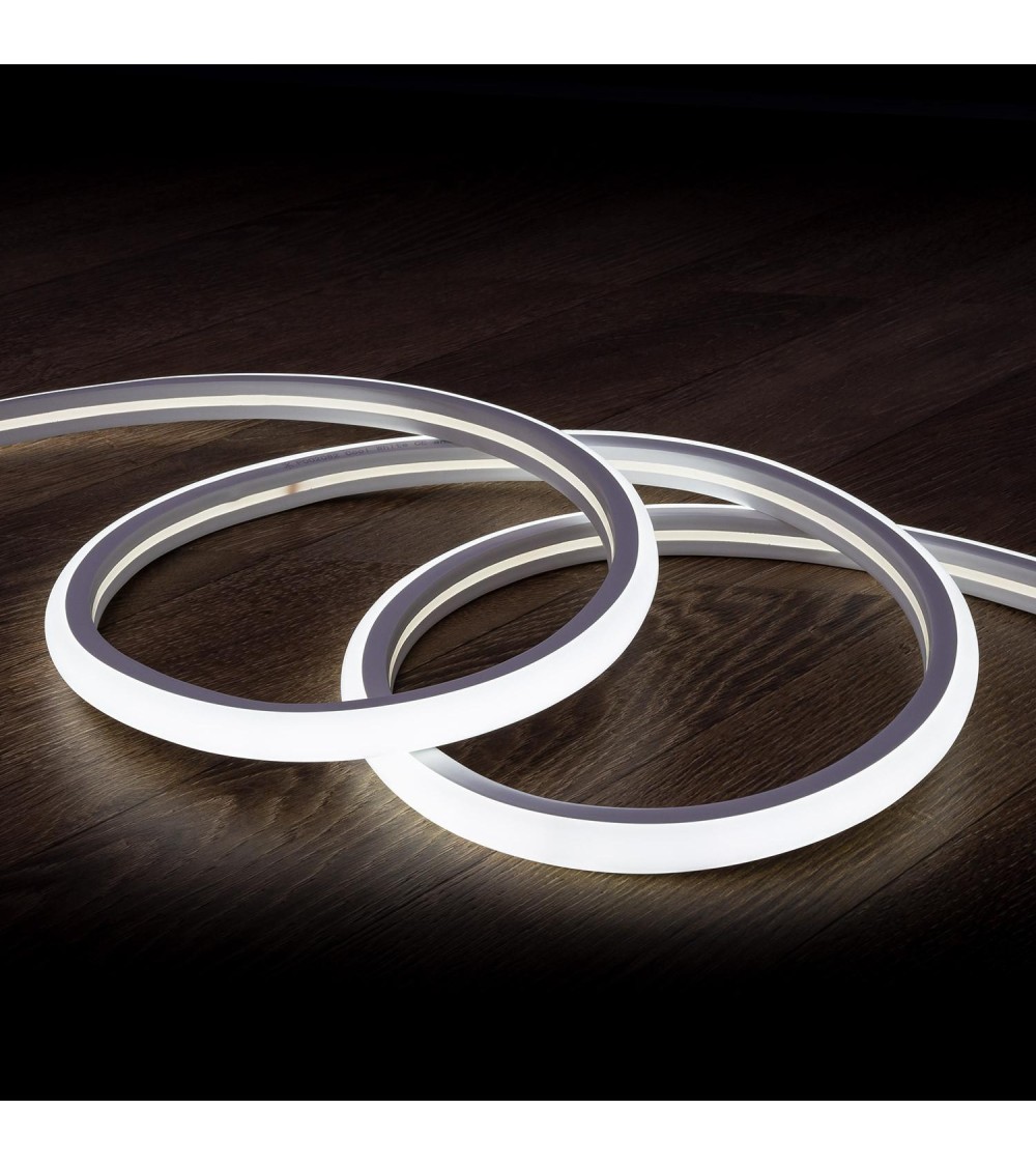 Ruban LED Néon Dimmable 220V Blanc Froid Semi-Circulaire 180 7.5W/m Coupe 100cm IP67 Sur mesure - 86476 - vue 1