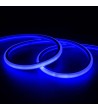 Ruban LED Néon Dimmable 220V Bleu Semi-Circulaire 180º 7.5W/m Coupe 100cm IP67 Sur mesure - 86540 - vue 1