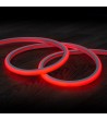 Ruban LED Néon Dimmable 220V Rouge Semi-Circulaire 180º 7.5W/m Coupe 100cm IP67 Sur mesure - 86554 - vue 1