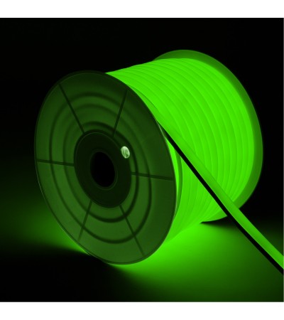 Ruban LED Néon Dimmable 220V Vert Semi-Circulaire 180º 7.5W/m Coupe 100cm IP67 Sur mesure - 86524 - vue 6