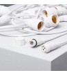 Guirlande Extérieure avec 8 Douilles E27 5.5m Blanche IP65 - 6294 - vue 6