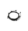 Guirlande Extérieure Lumet System 12.5m avec 10 Douilles E27 Noire Creative-Cables CATE27N125 - 95481 - vue 1