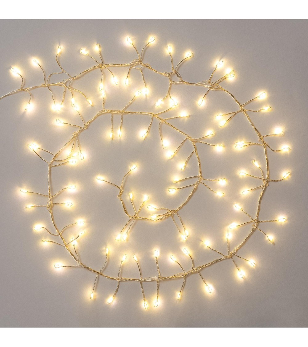 Guirlande LED Alambre Chrome à Piles Racimo 1m - 107814 - vue 1