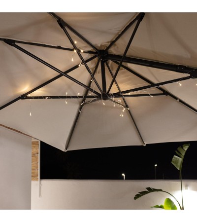 Guirlande LED Extérieure à Piles pour Parasol 2m - 74447 - vue 2
