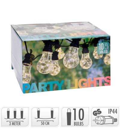 Guirlande LED Extérieure avec 10 Ampoules Juli 7.5m - 104331 - vue 4
