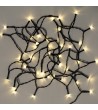 Guirlande LED Extérieure Cble Noir à Piles 3,5 m - 107733 - vue 2