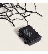 Guirlande LED Extérieure Cble Noir à Piles 3,5 m - 107733 - vue 5