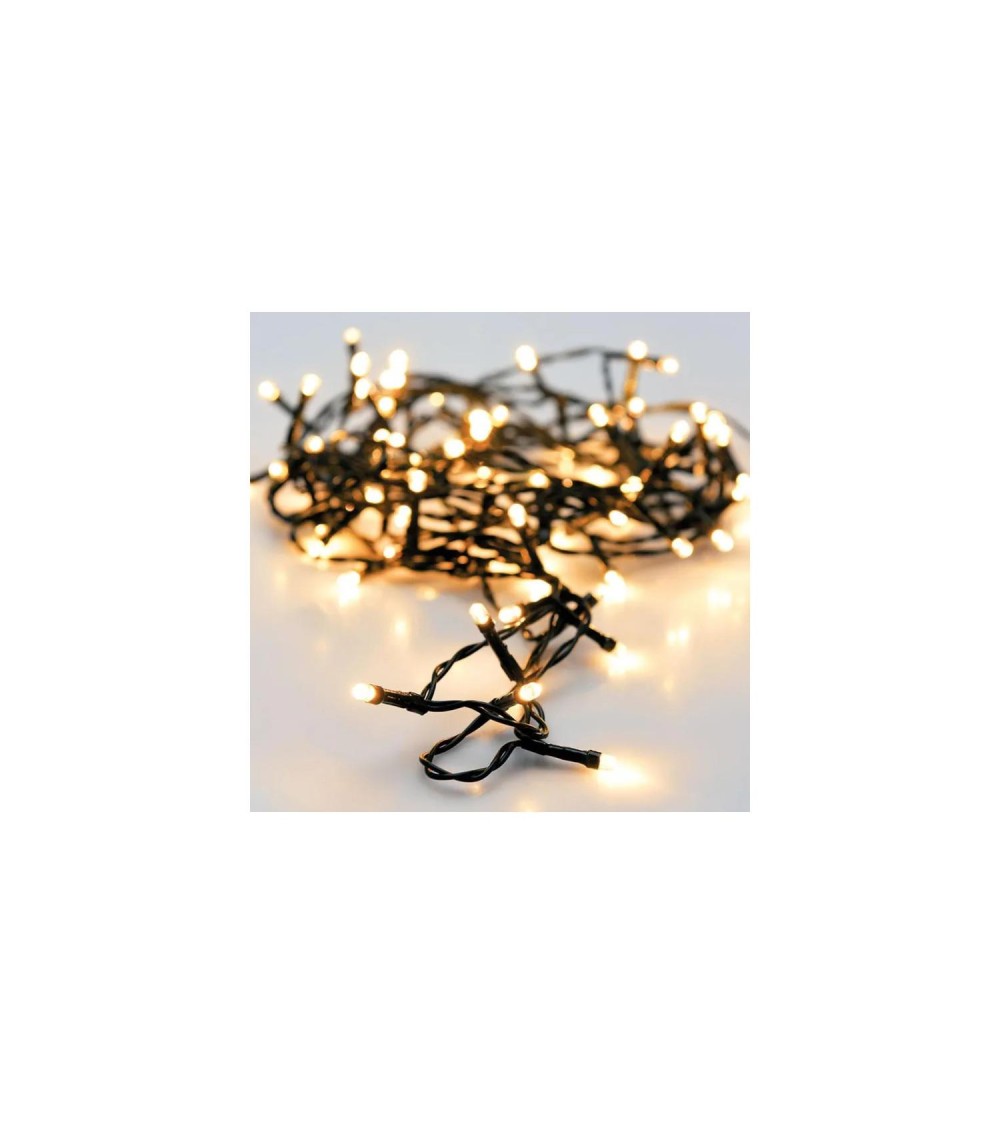 Guirlande LED Extérieure Cble Noir à Piles 7.5m - 107731 - vue 1