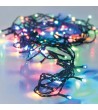 Guirlande LED Extérieure Cble Noir RGB Racimo 8 m - 109486