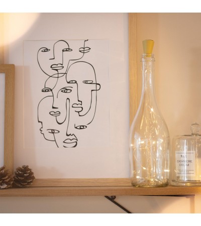 Guirlande LED Extérieure Solaire Fil de Fer pour Bouteille