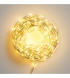 Guirlande LED Extérieure Transparente Blanc Chaud 30 m - 107643 - vue 4