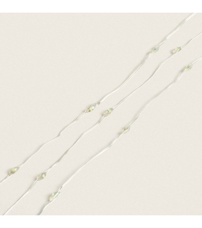 Guirlande LED Extérieure Transparente Blanc Froid 12m - 112032 - vue 3