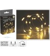 Guirlande LED Fil de Fer à Piles Blanc Chaud 4m - 109574