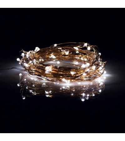 Guirlande LED Fil de Fer Rose à Piles 5m/10m - 7070 - vue 4
