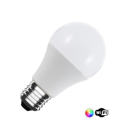 Ampoule LED Intelligente E27 9W 806lm A60 WiFi RGBW Dimmable